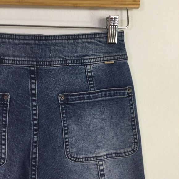 O'Neill Womens Marina Jean Shorts Denim Dark Wash Blue Grass Wash Size 27 NWT - Picture 15 of 16